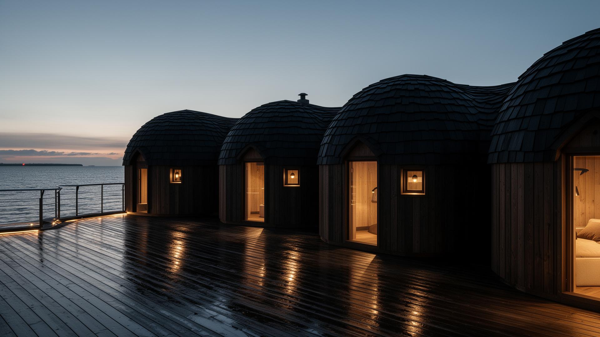 Iglupark — domes en bord de mer
